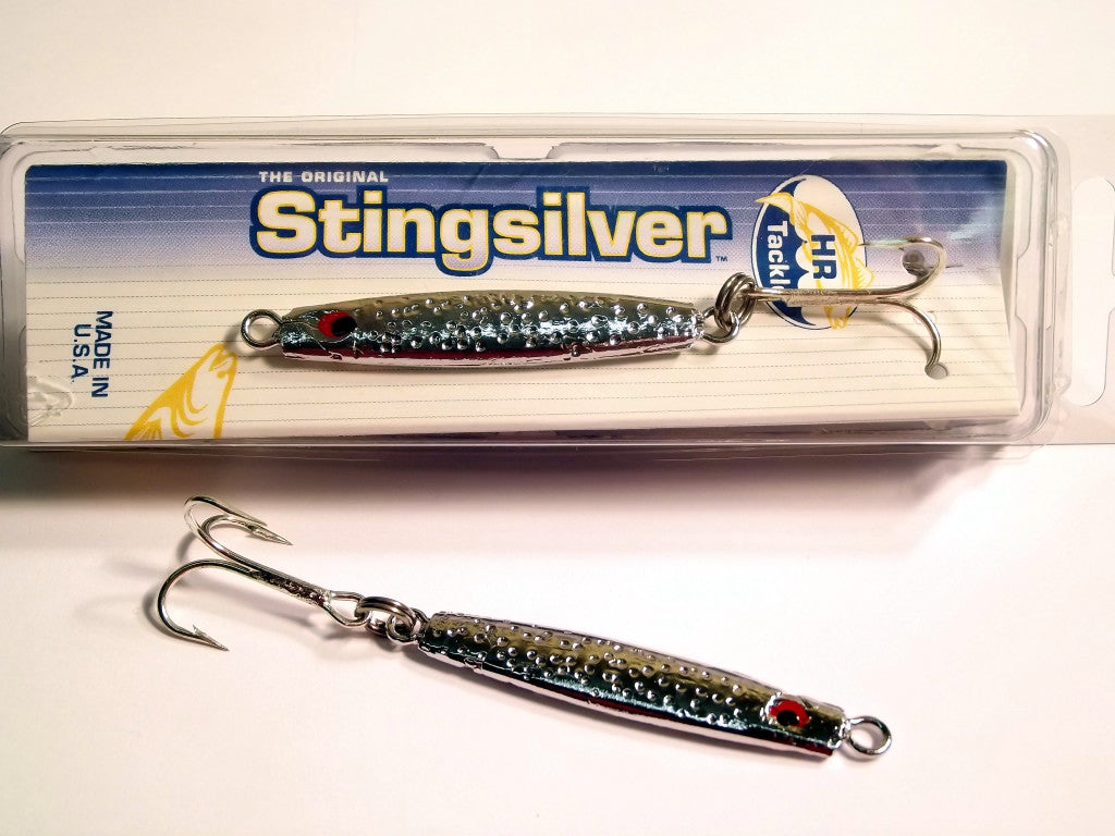 Thundermist Stingnose Jigging Spoon - Silver - 1/2 oz. - TackleDirect